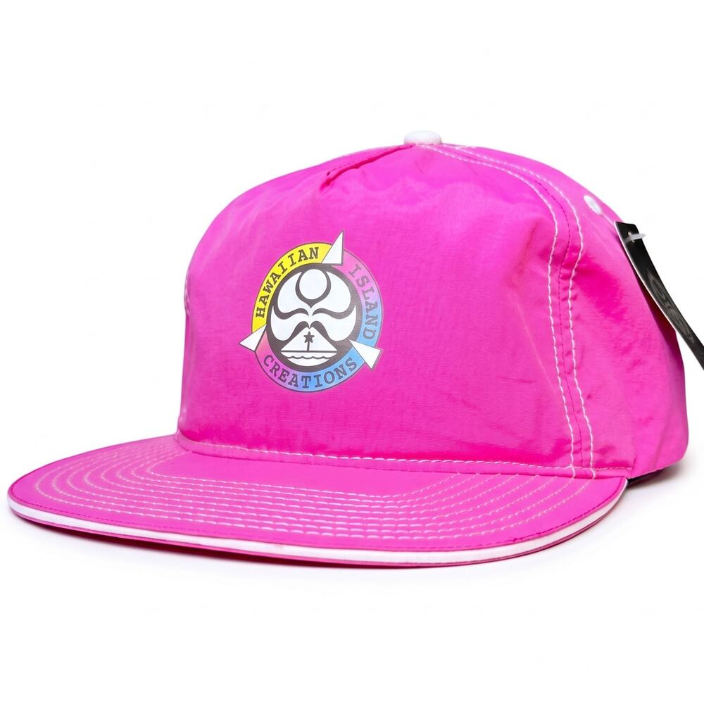 Hawaiian Island Creations HIC PUNALEI Hat Hidden Bottle Opener Pink Snapback NWT